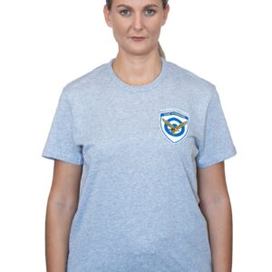 T-Shirt Πολεμικής Αεροπορίας Unisex Γκρι Στάμπα - Εικόνα 3